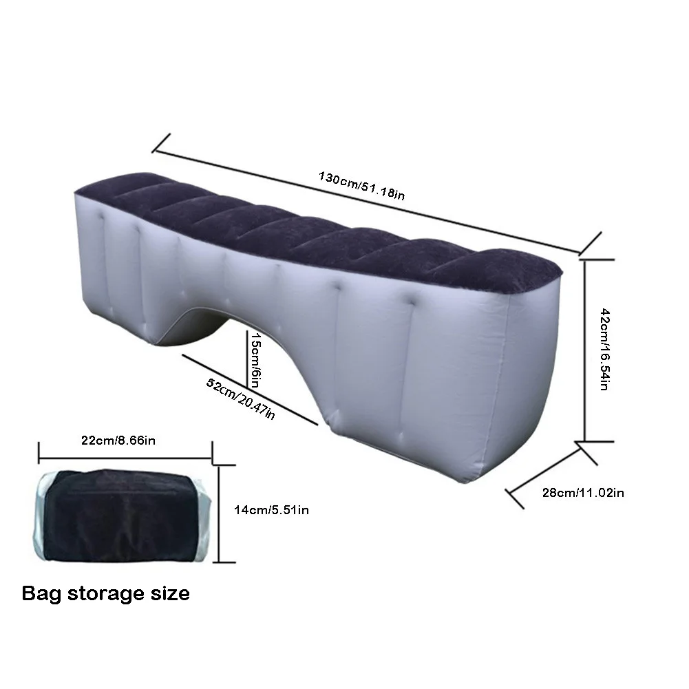Car Air Mattress Car Gap Pad Iatable Back Seat Gap Pad Air Bed Cushion For Travel Camping For Auto Interior