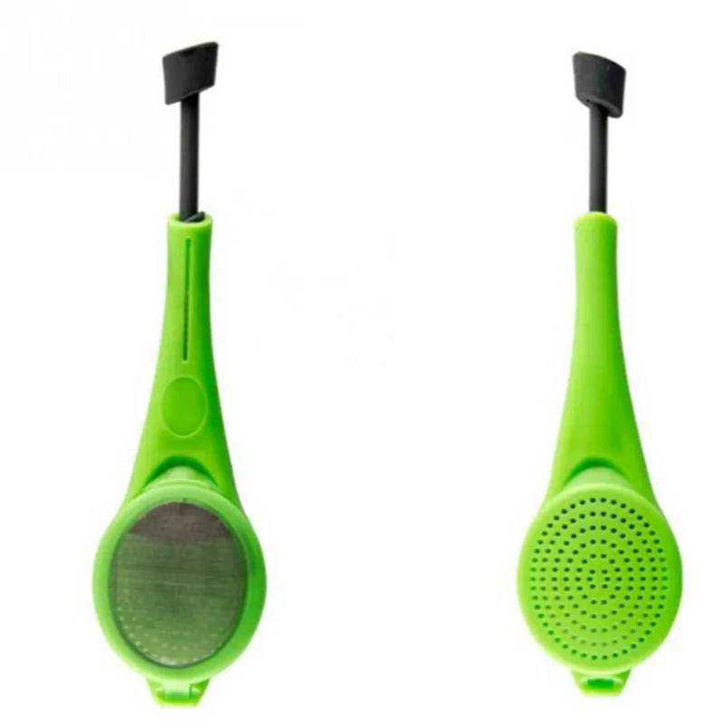 Tea Infuser Gadget Press Food Grade Silicone Coffee & Tea Strainer Kitchen Tools Kitchen Accessories