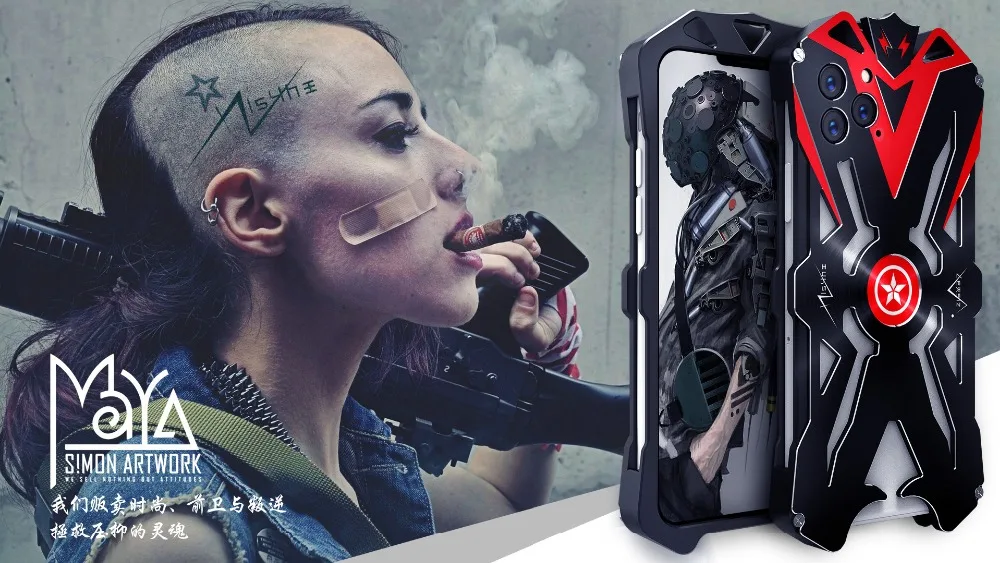 Для Apple iPhone 11 Pro Max роскошный прочный защитный металлический алюминиевый бампер противоударный чехол Coques Etuis Funda