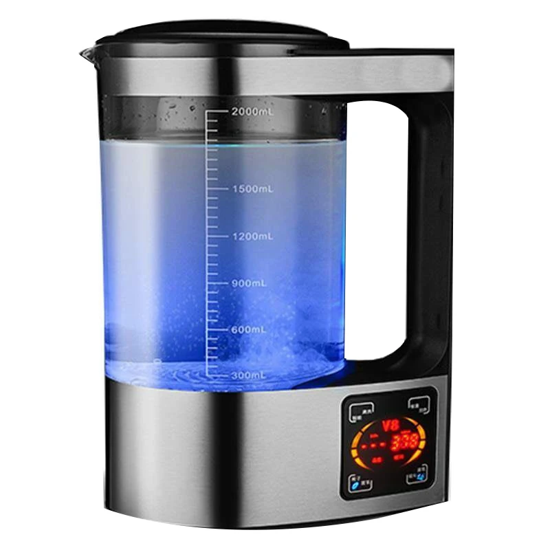 

2L Rich Hydrogen Bottle Alkaline Ionizer Machine Water Filter Drink Generator Eu Plug