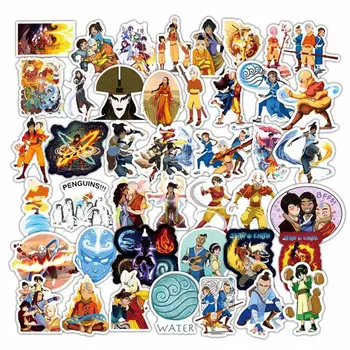

50 pcs/pack Anime Avatar: The last Air bender Cartoon Sticker DIY Luggage Laptop Skateboard Motorcycle Bike Sticker