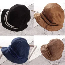 Women's Fashion Women Beret Hat Retro Solid Hat Head Scarf Wrap Hat Cap Unisex Winter Ribbed Knitted Melon Sun Prevent Hats#8