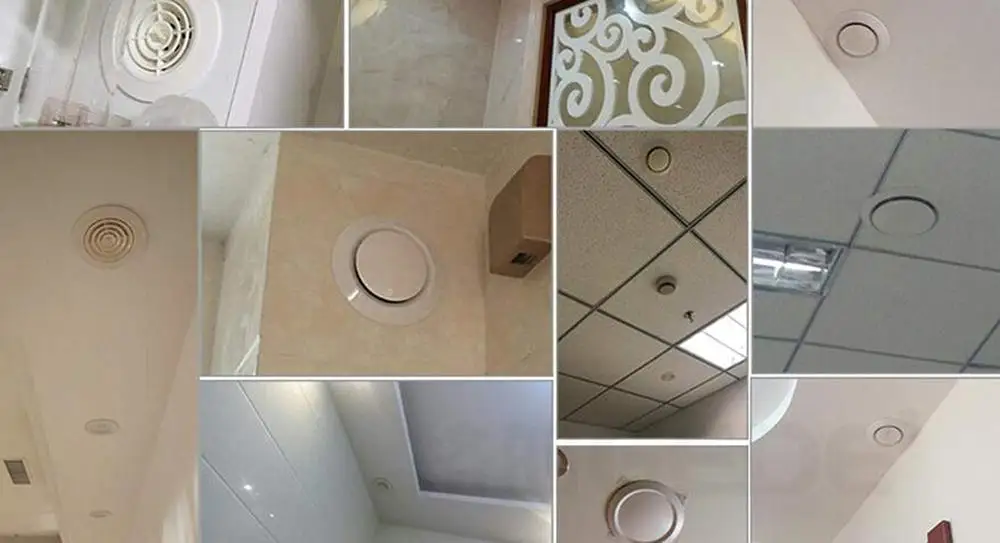 75 мм круглая белая фотография диффузор проводной обогреватель Aircon потолочный