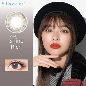 

EYEDDICT - 2pcs/Pair brown SERIES Colored Contact Lenses with degree for Eyes Contact Lens Eye Color Cosmetic Eye Makeup