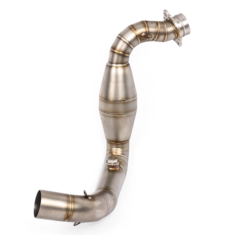 Slip On Motorcycle Exhaust Middle Link Pipe Mid Tube Stainless Steel Exhaust System For BMW G310GS G310R All Years - Image 5