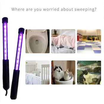 

3W/5W Portable led UV Lamp USB Power Germicidal Sterilization Lamp Hotel Home Travel Ultraviolet Disinfection Lamp