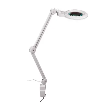 

Magnifier lamp clamp Veber LED Bi-color, with interchangeable lenses and illumination (8608D)