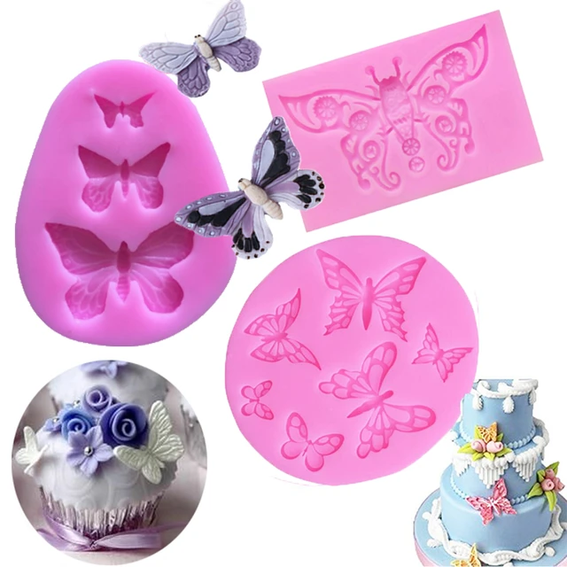 Silicone Decorating Tools, Silicone Butterfly Molds