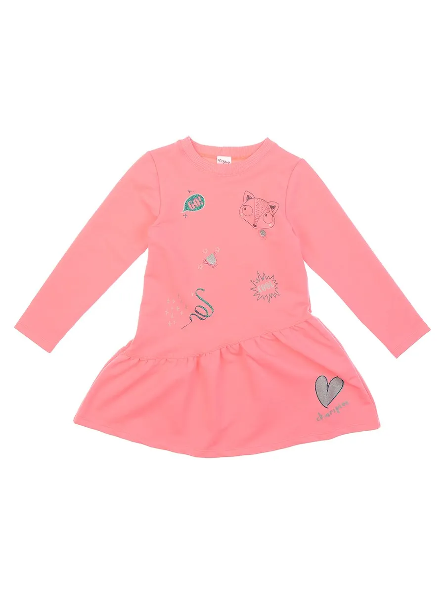 Платье для девочки Viva Baby D6510-1 коралловый