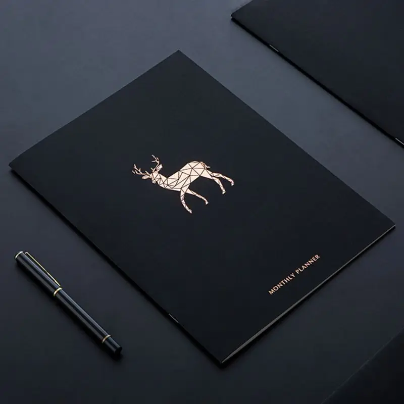Notebook Agenda Daily Planner Organizer A4 Diary Monthly Kawaii Manual Book