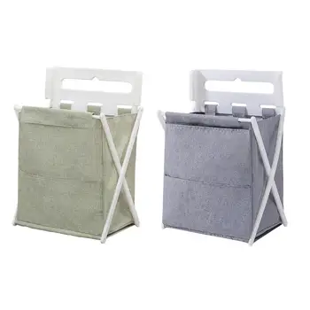 

Durable High Capacity Storage Basket Portable Foldable Laundry Hampers Thick Cotton Linen Baby Toys Dirty Clothes Basket