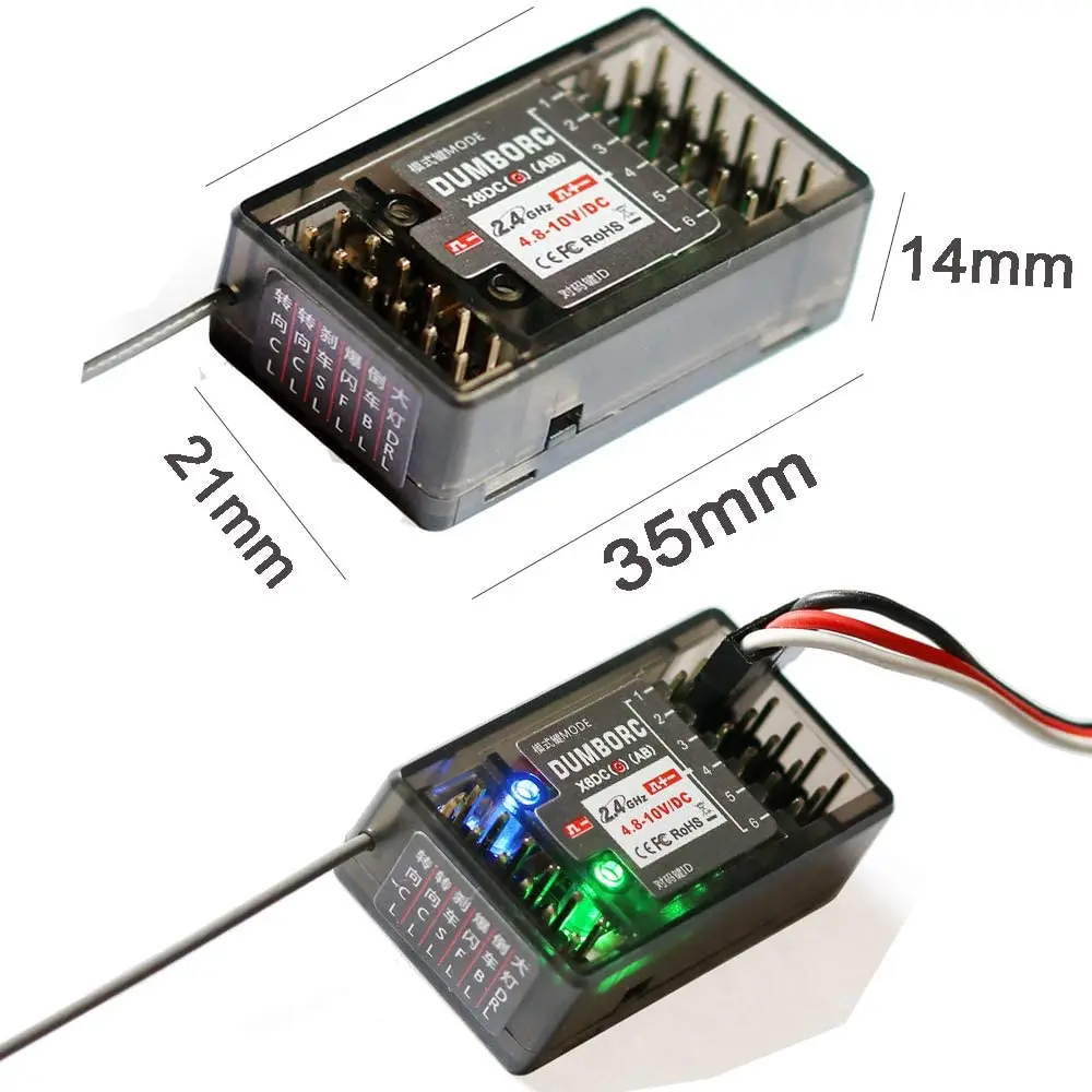 DUMBORC X6 Transmitter + X6FG Receiver + LED Light Set