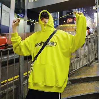 

Korean Fashion Clothing Mens Funny Hip Hop Rap Comfort Printed Fleece Hoodies Winter Japan Style Casual Sweatshirts Streetwear