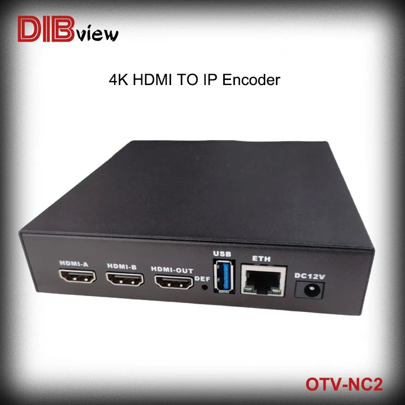 OTV-NC2 NDI|HX H.265 4K HD MI Video ENCODER Decoder with USB Recording Streaming Media SRT facebook youtube RTSP encoder | Электроника