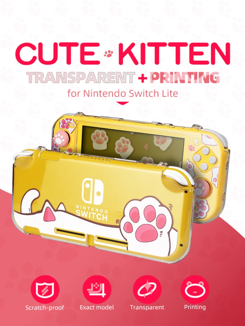 

For Switch Lite Crystal Shell NS LiteHost Personality Protective Shell 2020