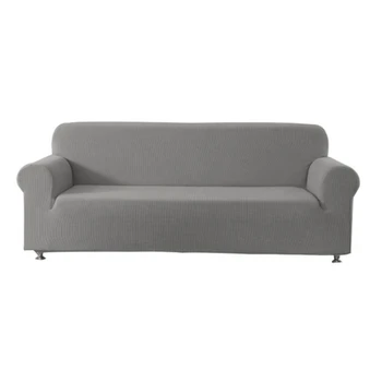 

Three-Seat Stretch Sofa Cover Solid Color Thick Sofa Protection Cover Stretch Furniture Protection Cover