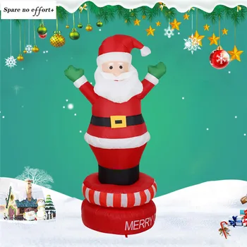 

Christmas Decorations for the House Rotating Inflatable Toys New Year Gifts Lighting Garden Decorations Inflatable Santa Claus