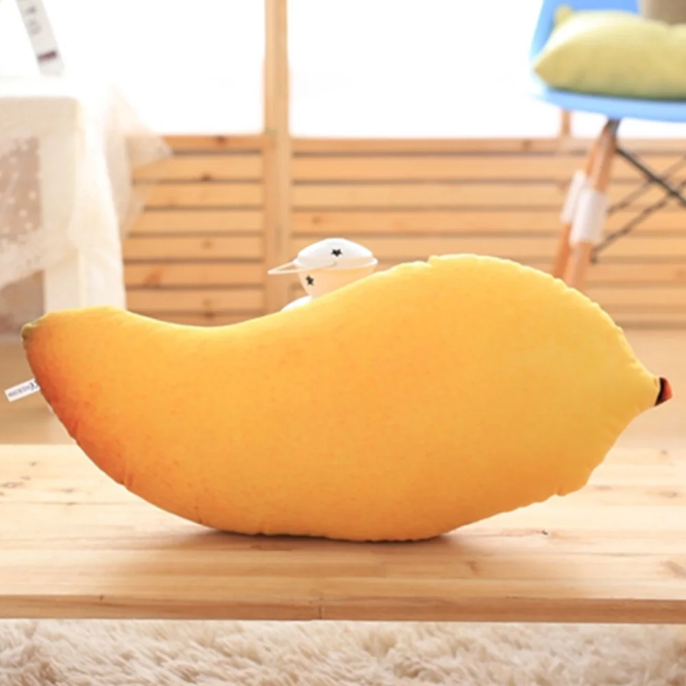 Mango Хлопковая Подушка для стула татами, подушка для сиденья, мягкая подушка для офисного стула, автомобильный коврик для сидения, зимняя подушка, подушка с забавными фруктами - Цвет: Mango
