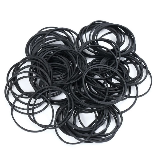 Aliexpress Mini Rubber Bands Black Elastic Hair Bands Soft Hair Elastics Ties Bands for Office Supplies School