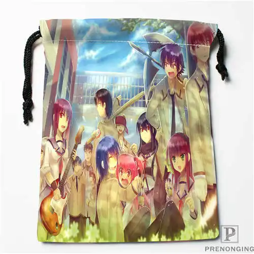 

Custom Printing angel_beats- (1 Drawstring Shopping Bags Travel Storage Pouch Swim Hiking Toy Bag Unisex Multi Size18-12-31-126