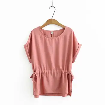 

Plus size Slim waist cotton Batwing Sleeve women loose tshirts 2020 new summer casual ladies soft t shirts female tops t-shirts