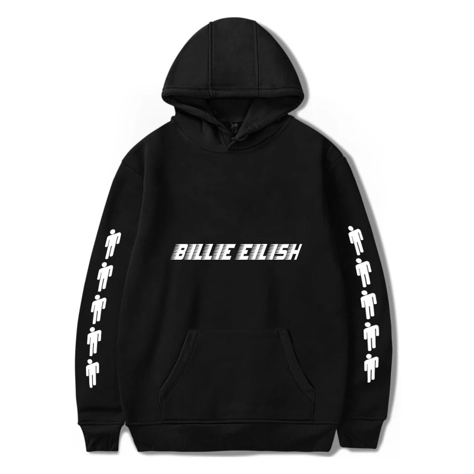 Лидер продаж, Женская толстовка с капюшоном, пуловер Billie Eilish, толстовки с капюшоном для девушек и мужчин, Повседневная поп-Толстовка,, Модная белая спортивная одежда для мальчиков, XXS-4XL