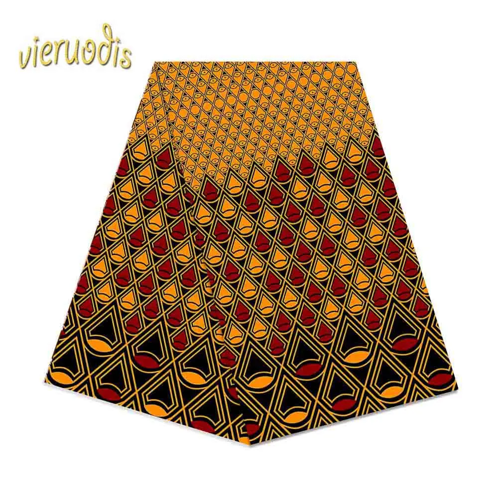 

6 Yards African Wax Prints Fabric dutch 100% Cotton Fabrics Material Dashiki Batik Real Floral for Dress A000510