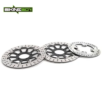 

BIKINGBOY Front Rear Brake Discs Rotors Disks For Triumph T1050 Sprint ST 1050 2005 2006 2007 2008 2009 2010 Round Motorcycle