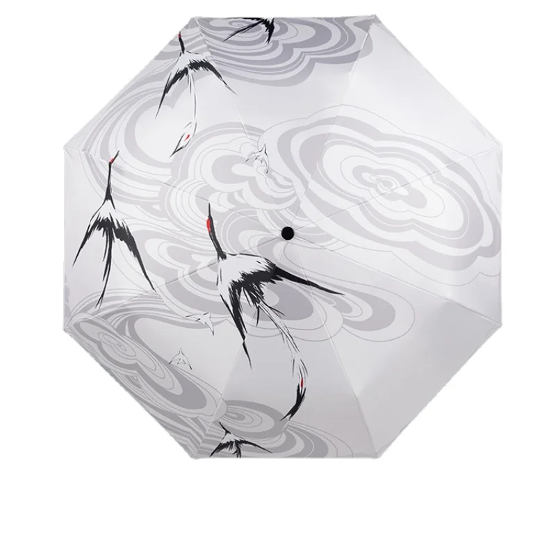 

Retro Chinese Umbrella Ight Sun Umbrella Female Anti Uv Sunshade Folding Regalos Originales Para Mujer Chinese Bumbershoot Gifts
