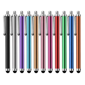 

5pcs/lot Capacitive Screen Pen for IPhone IPad IPod Samsung Huawei Touch Suit for Other Smart Phone Tablet Metal Stylus Pencil