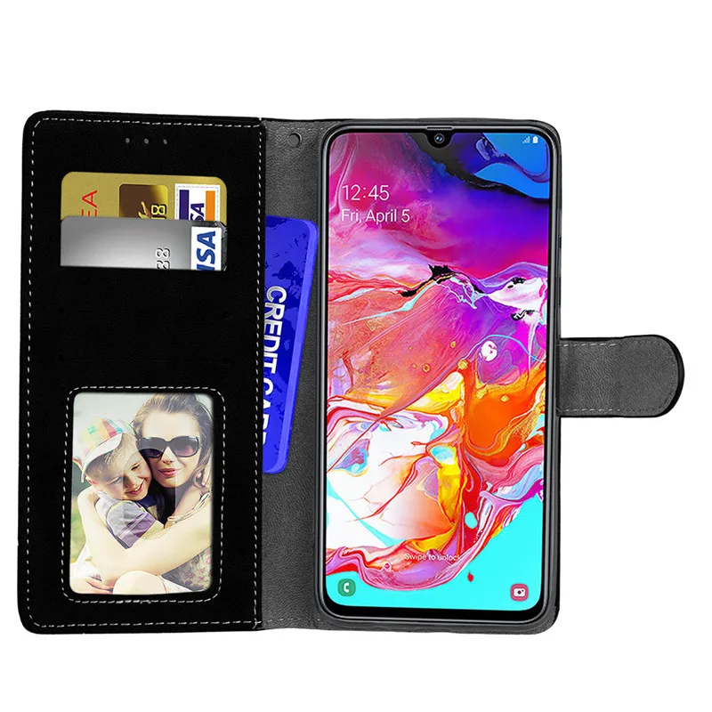 Чехол для samsung Galaxy A70 чехол для телефона samsung A70 крышка samsung A70 A705F A705 70 SM-A705F Чехол-книжка из искусственной кожи чехол-портмоне