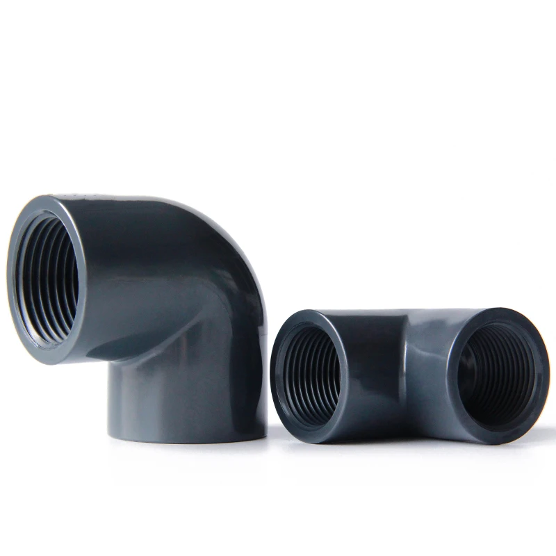 

1/2" 3/4" 1" 1-1/4" 1-1/2" BSP Female Thread 90 Degree Elbow UPVC Tube Joint Pipe Fitting Coupler Adapter Water Connector