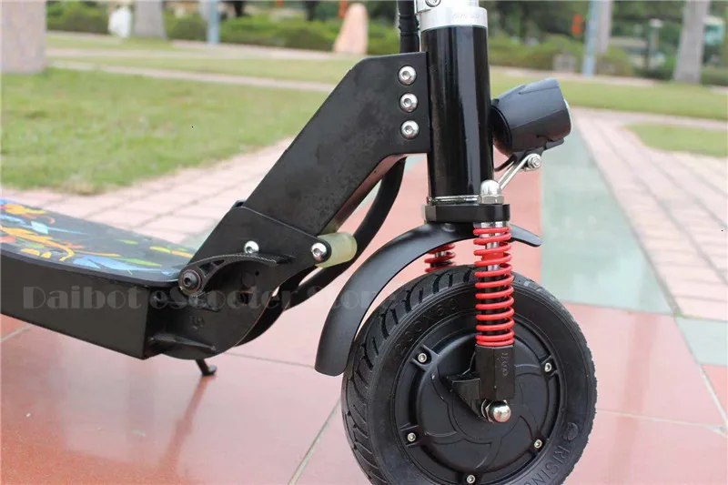 Daibot Folding Electric Bike Adults 2 Wheels Electric Scooters Electric Scooter Seat With Double SuspensionBrake System (2)