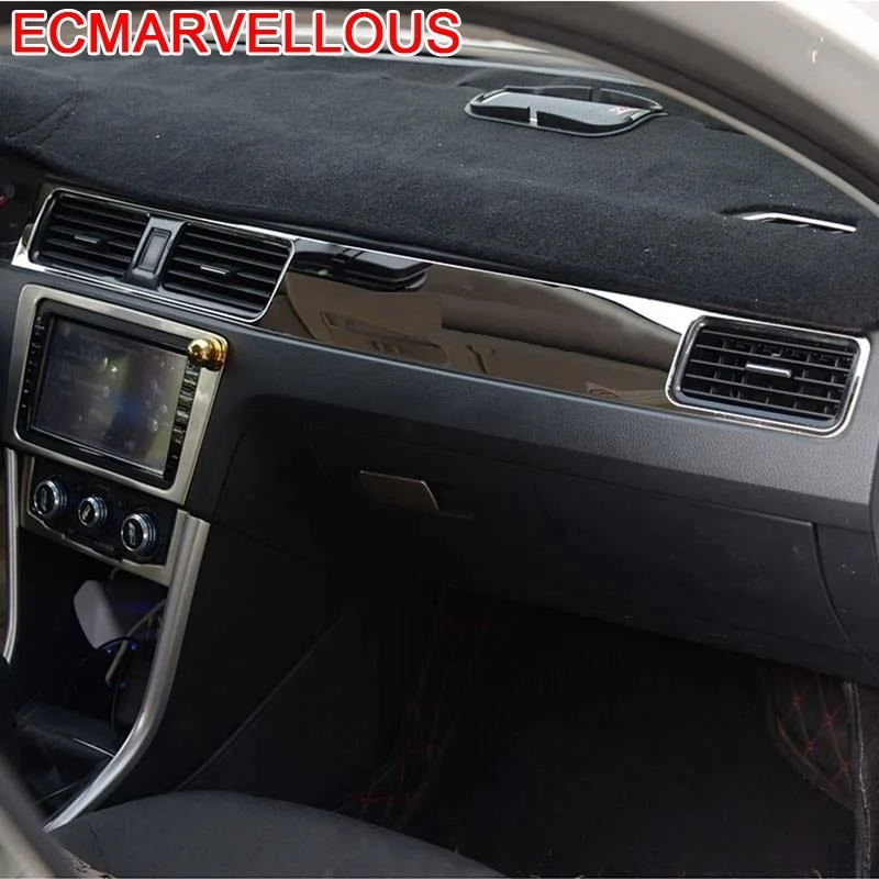 Auto Control System Outlet Air Conditioner Panel Automobile Chromium Car Styling Sticker Strip 18 19 FOR Volkswagen Gran Santana |