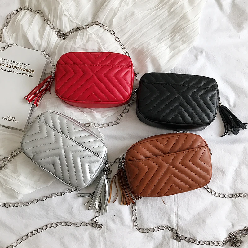 

QIUYIN Female Chain Envelope Shoulder Bag Belt New Women's Waist Bag Fashion Leather Serpentine Fanny Pack for Women