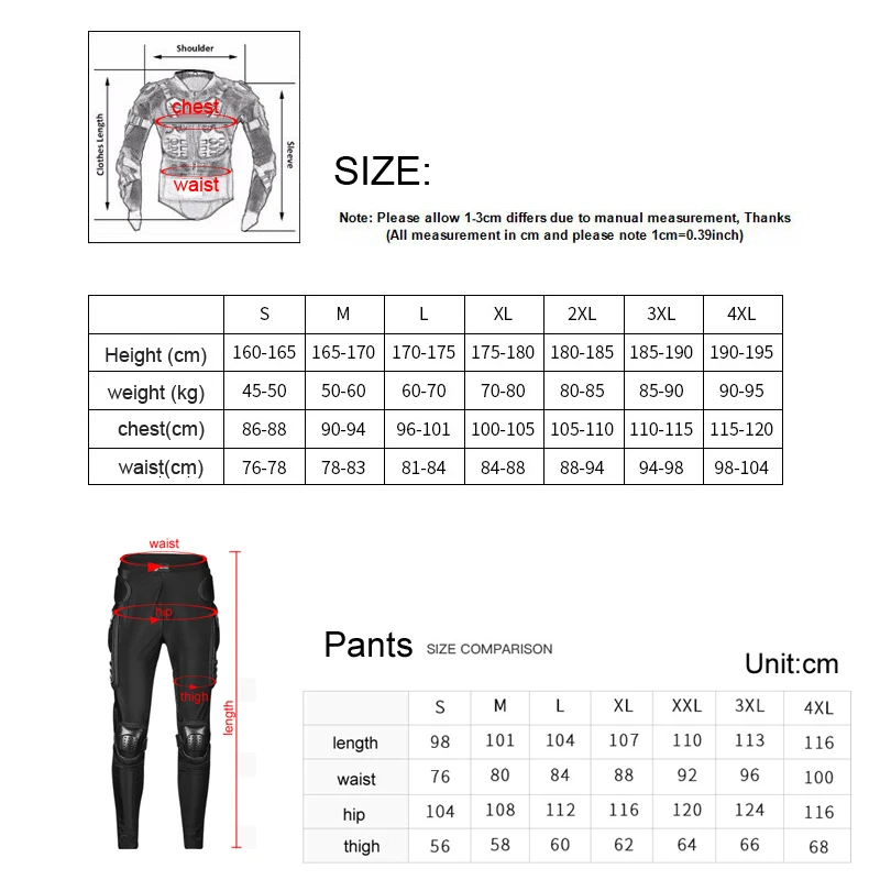 Motorcycle Jacket Racing Armor Protector ATV Motocross Body Protection Jacket Clothing And Knee Protective Gear,SULAITE Brand
