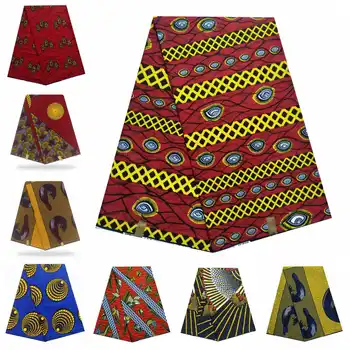 

Ankara Wax Material Print 100% Cotton Soft African Tissus Wax Fabric Direct Selling Veritable Sales New Veritable Wax 6yard/lot
