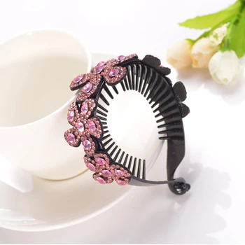

Headdress Barrette Comb Plastic Braided Clip Hair Accessories Hairdress Tool Hairband Hair Hoop Fashion Hair Bands Bezel Hairpin