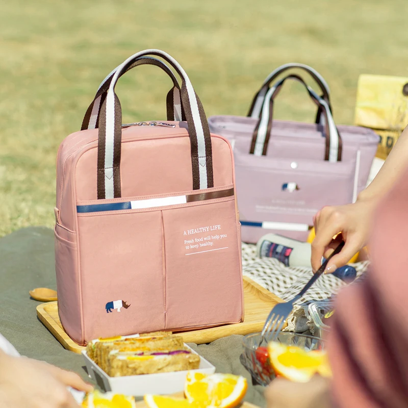 Winner Portable Lunch Bag New Thermal Insulated Lunch Box Tote Cooler Handbag Pouch Dinner Container School Food Storage Bags