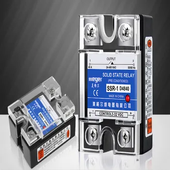 

radiator+solid state relay Single-phase 220 v ssr-40da MGR-1 40a D4880 D48100 D48120 Dc control AC 3-32vdc for 24-480