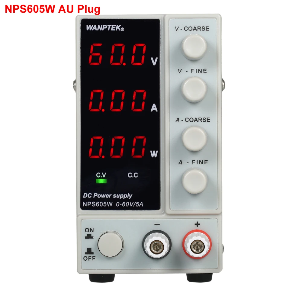 605W AU Plug NPS605W/NPS1203W Переключение DC Питание 0-60V 0-5A 115 V/230 V 50/60Hz Напряжение& регулируемый ток двойной Выход с 3 цифр светодиодный - Цвет: 605W AU Plug