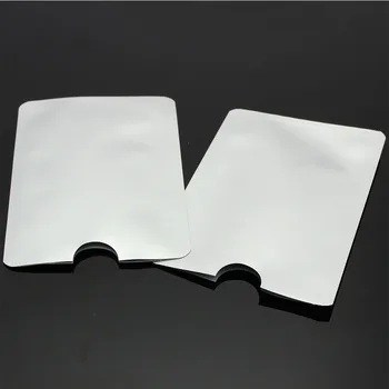 

10pcs Aluminum Foil Portable Dustproof Storage Anti Degaussing Protection Badge Holder Passport Practical Credit Card Cover