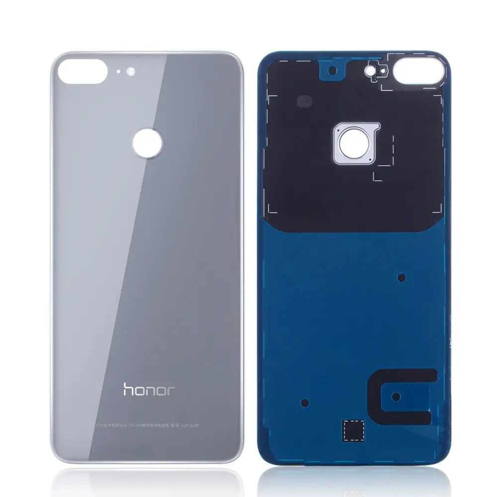 Gray Задний корпус для Honor 9 Lite стеклянная задняя крышка Замена для Huawei Honor 9 Lite Задняя крышка батареи мобильный телефон - Цвет: Gray
