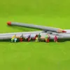 Evemodel P200W 100pcs Model Trains Z scale 1:200 Painted People Figures Scenery Miniature Decoration 2