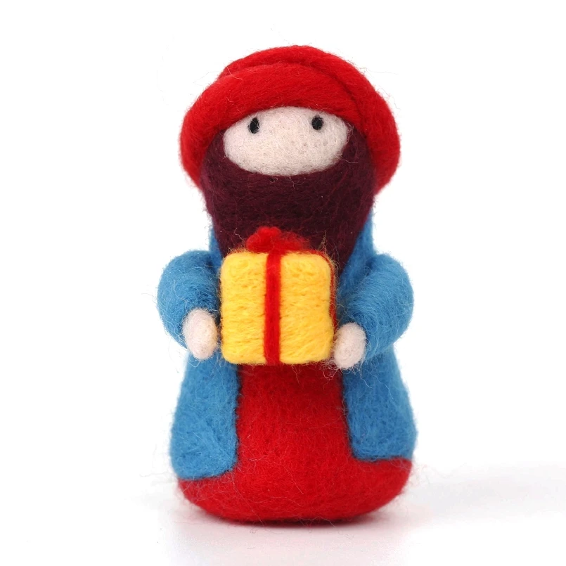 Jesus Series DIY Needle Felting Kit &ndash; Sustainable Wool, Soft Colors, Perfect for Kids & Craft Lovers