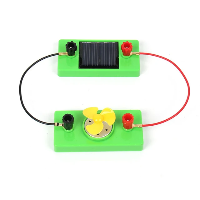Outils pédagogiques pour expériences scientifiques sur les panneaux solaires, jouet éducatif, circuit électrique de base, apprentissage de la physique, jouets cadeaux 1