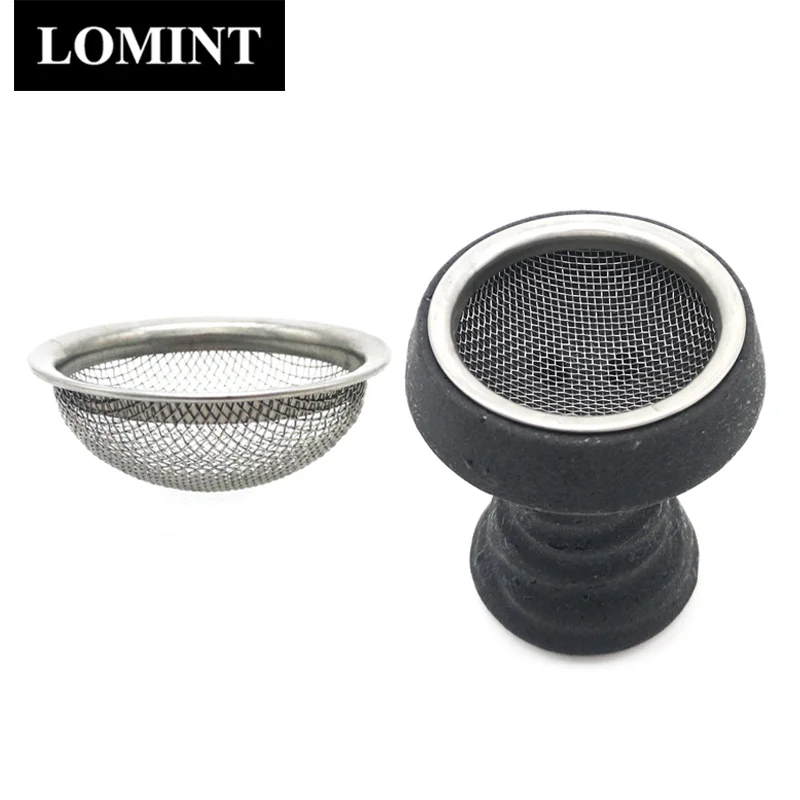 Hookah Accessories LOMINT Silver stainless steel Hookah Metal Screen for UPG radc form Shisha bowl Hookahs Chicha Narguile DIY Plant Accessories