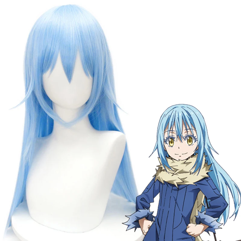 Аниме «That Time I Got Reincarnated As A Slime», парики для косплея Rimuru Tempest, термостойкий синтетический парик для косплея, волосы на Хэллоуин