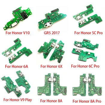 

5pcs Charging Port Board For Huawei Honor 6A 7S 6X 7X V10 5C 6C 8A Pro 7C 7A Global Version GR5 2017 Charging Port Connector