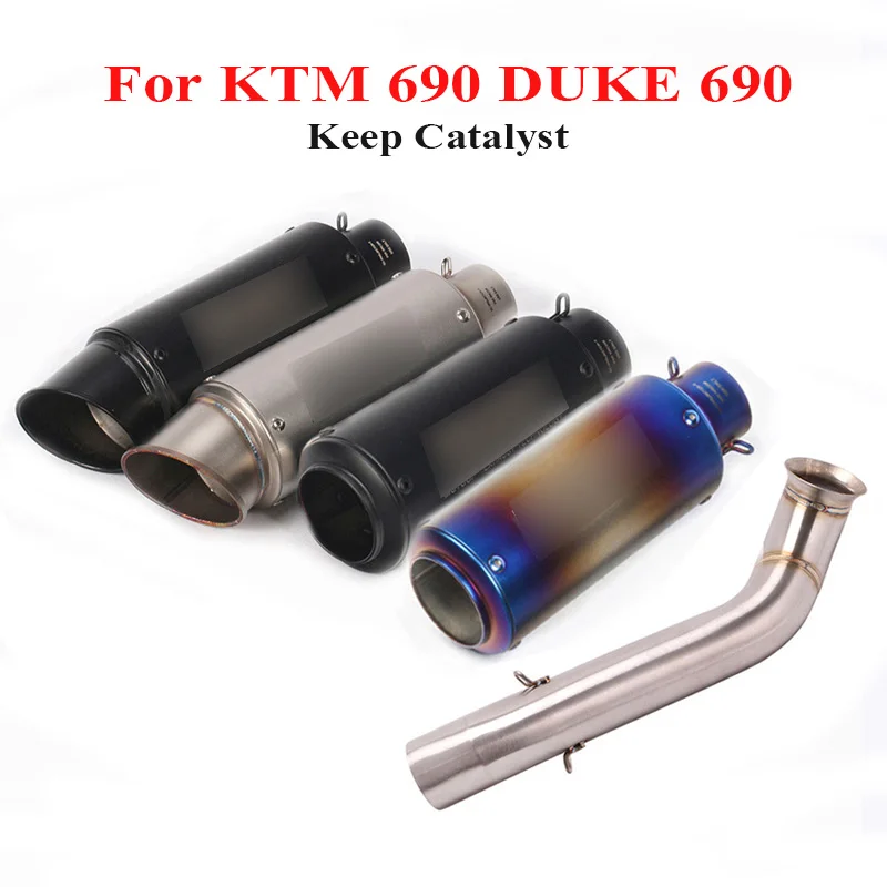 For KTM DUKE 690 Motorcycle Exhaust System Muffler Escape Silencer Tip